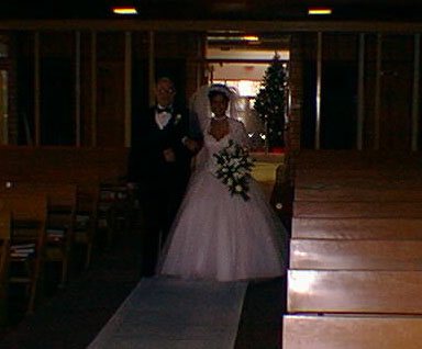 entering church